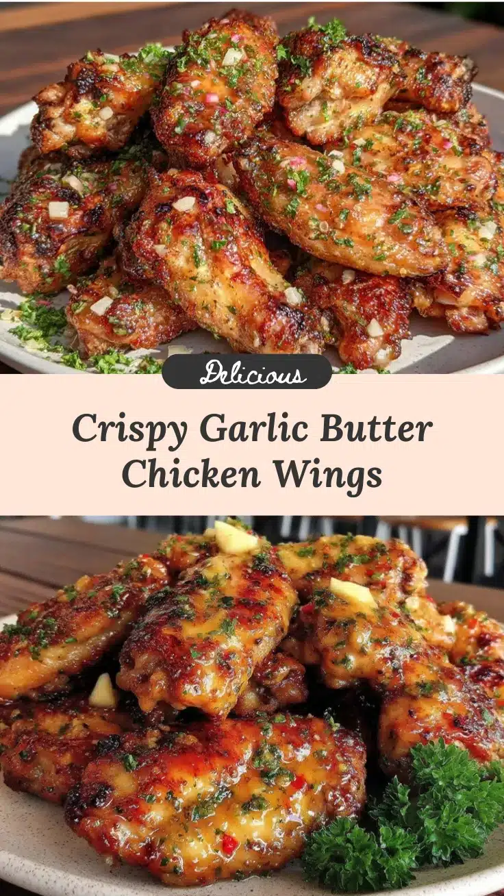 garlic butter chicken wings recipe