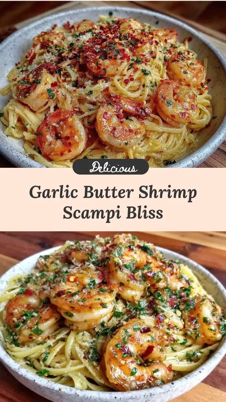 garlic butter shrimp scampi pasta recipe