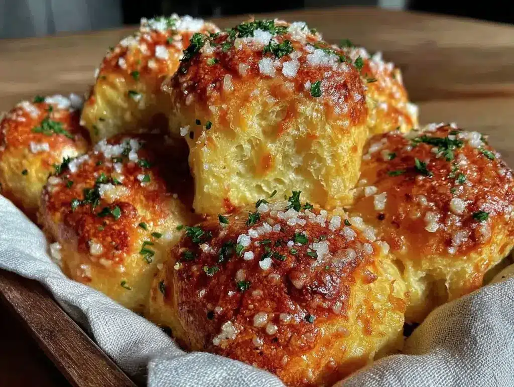 garlic parmesan dinner rolls - featured image