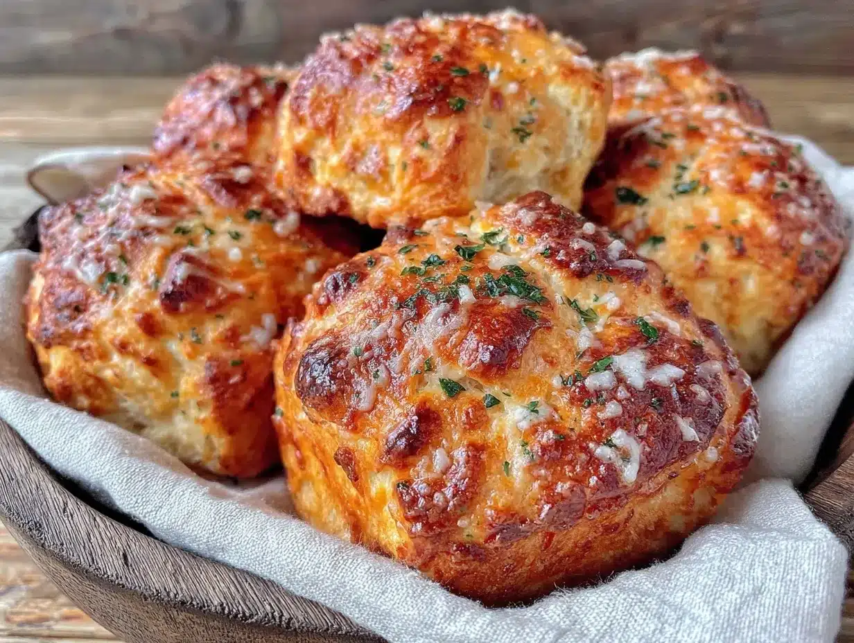 garlic parmesan dinner rolls preparation steps