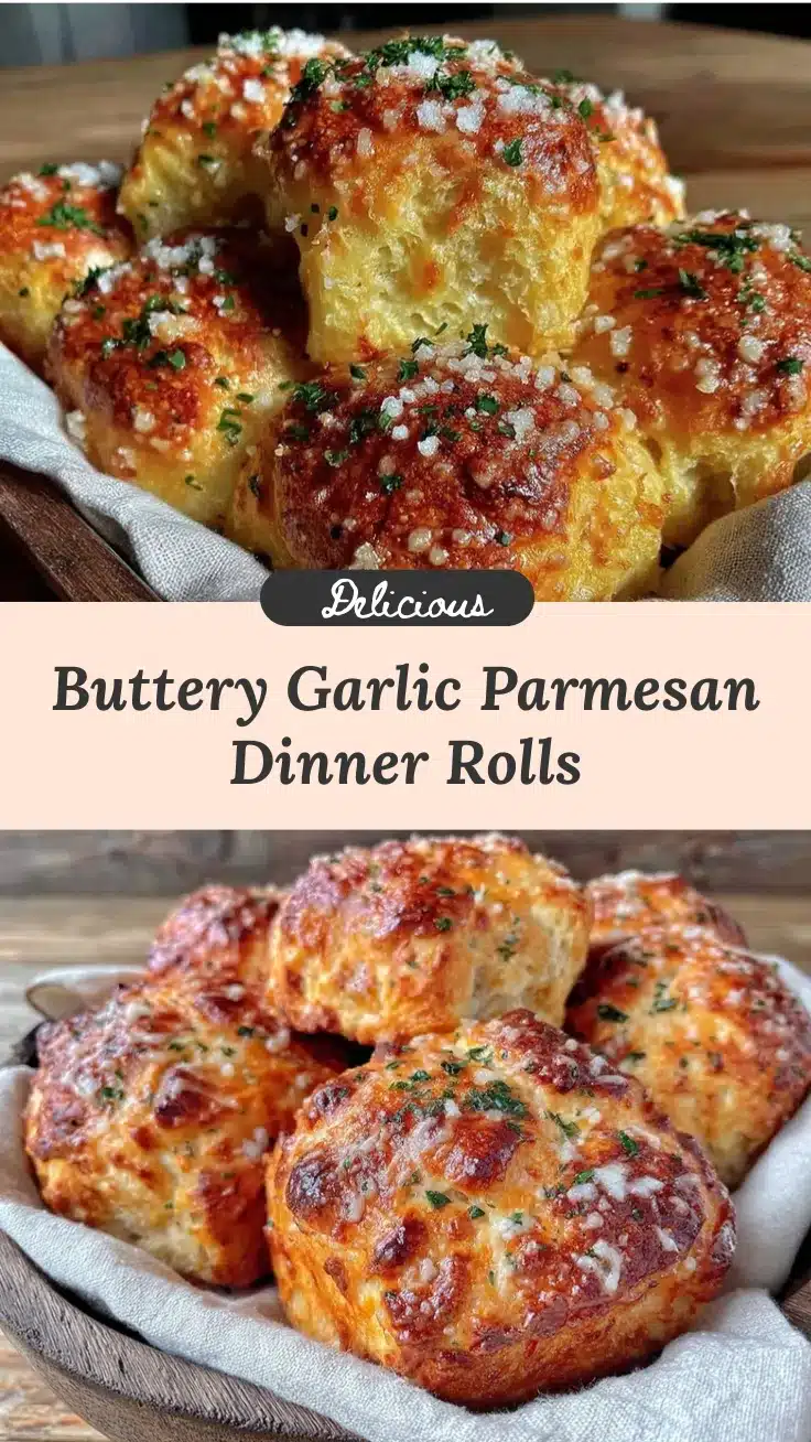 garlic parmesan dinner rolls recipe