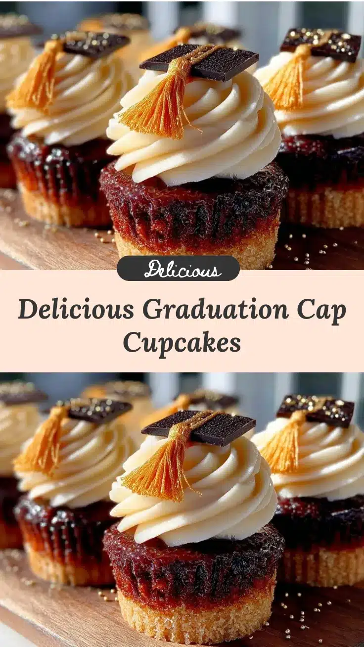 graduation cap cupcakes recipe