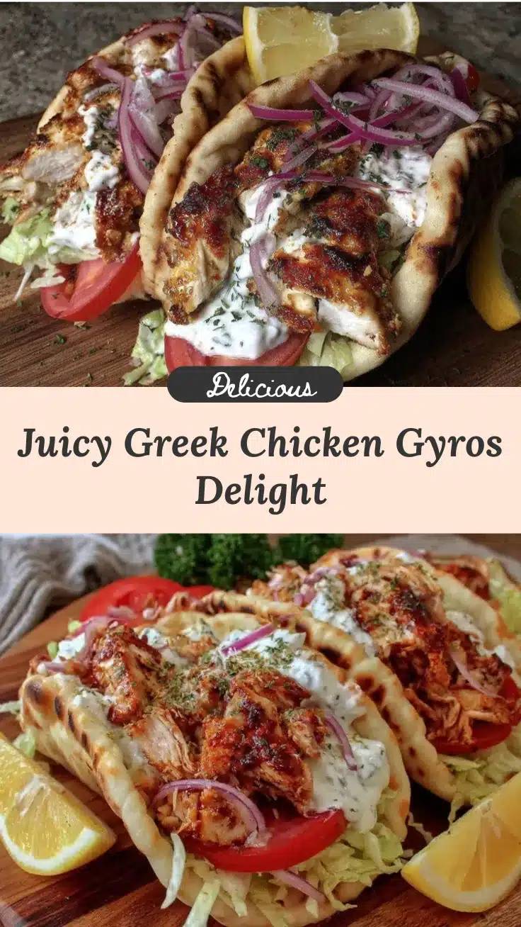 Greek chicken gyros recipe