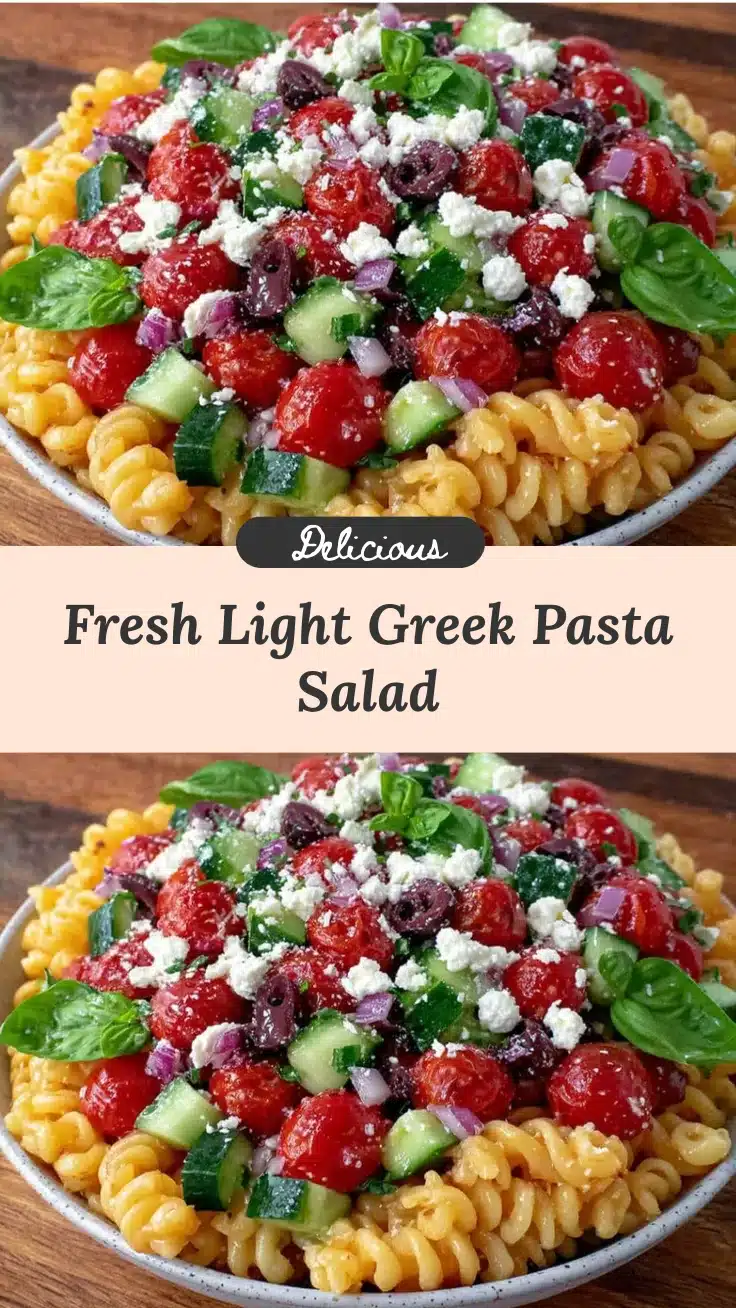 Greek pasta salad recipe