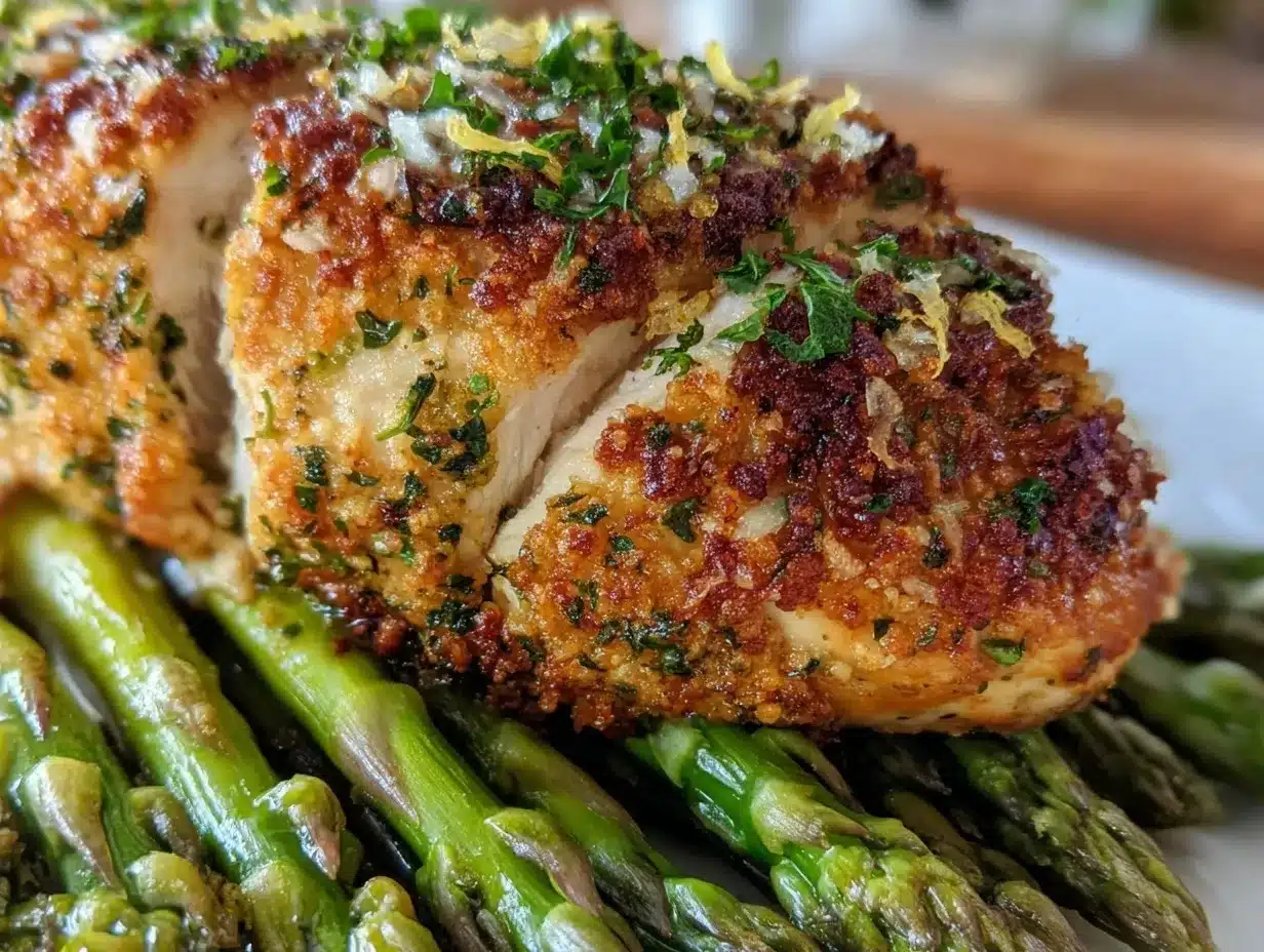 herb-crusted lemon chicken preparation steps