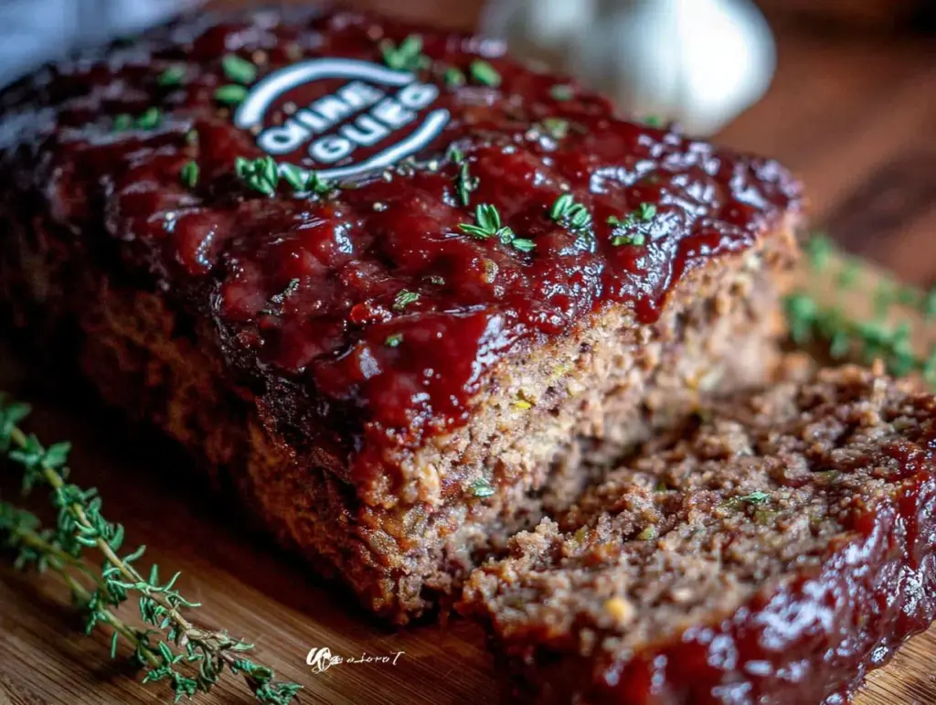 homestyle meatloaf with brown sugar glaze - featured image