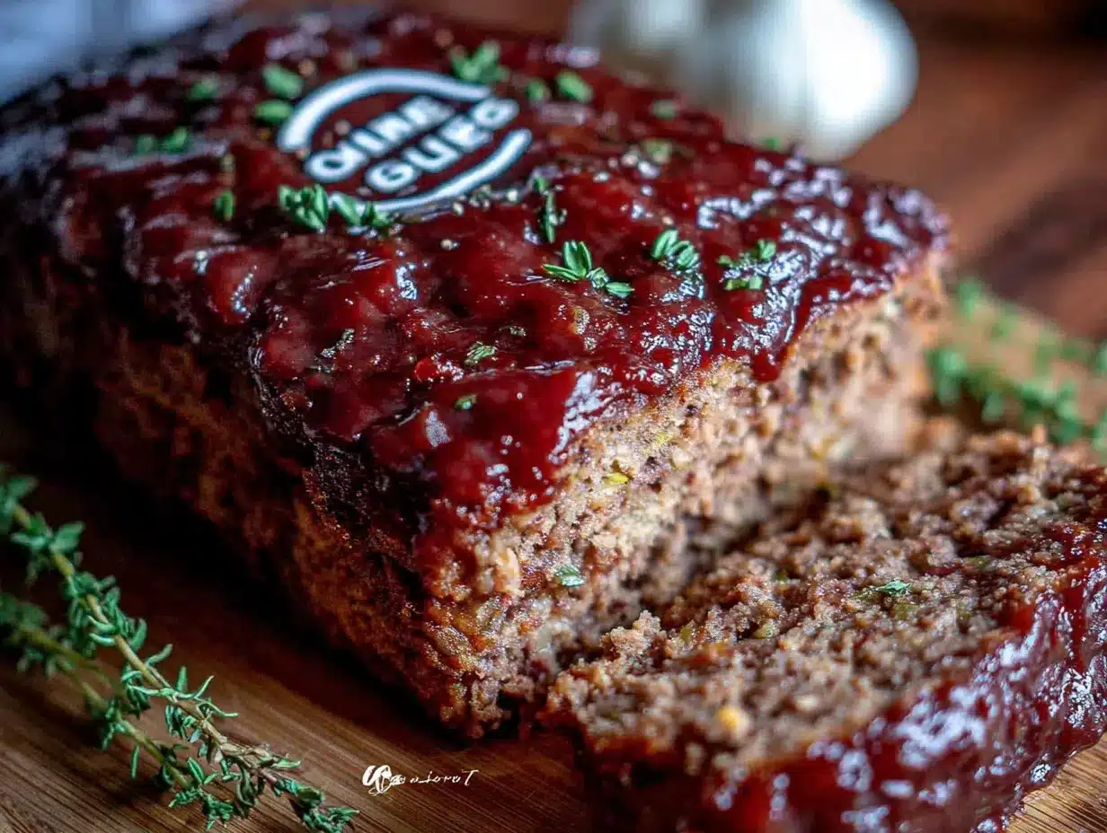 homestyle meatloaf with brown sugar glaze preparation steps