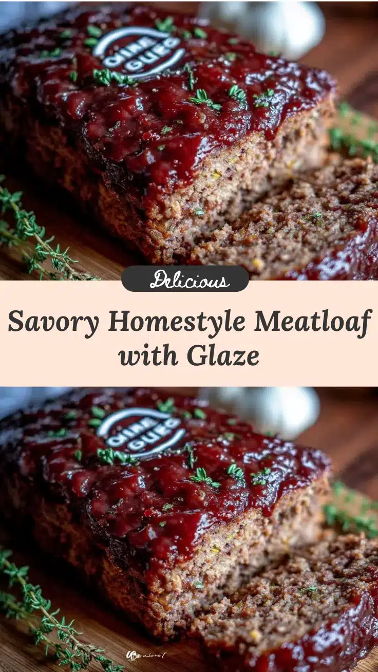 homestyle meatloaf with brown sugar glaze recipe