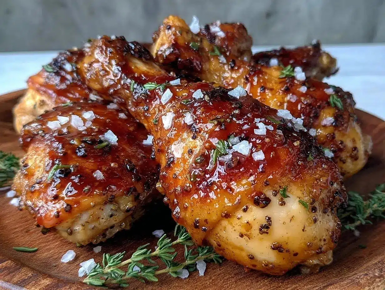 Honey Dijon Glazed Chicken Drumsticks preparation steps