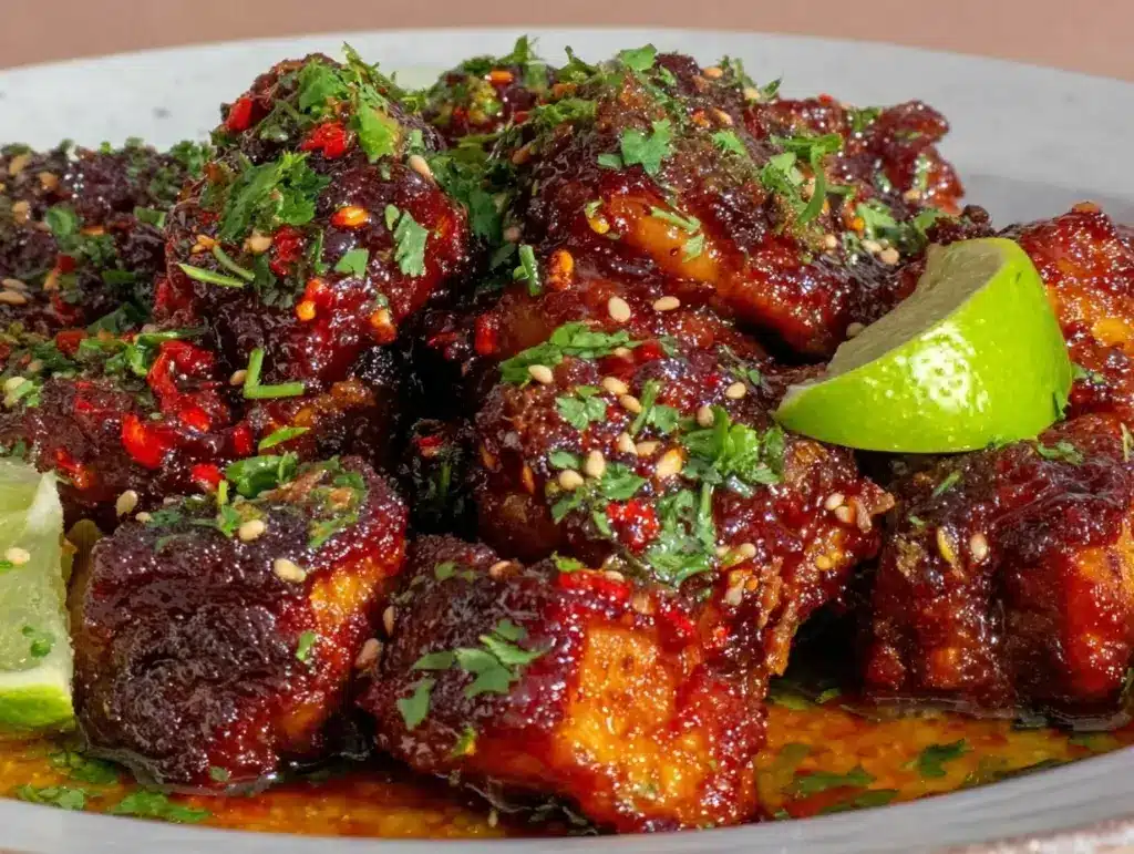 honey lime sriracha chicken - featured image