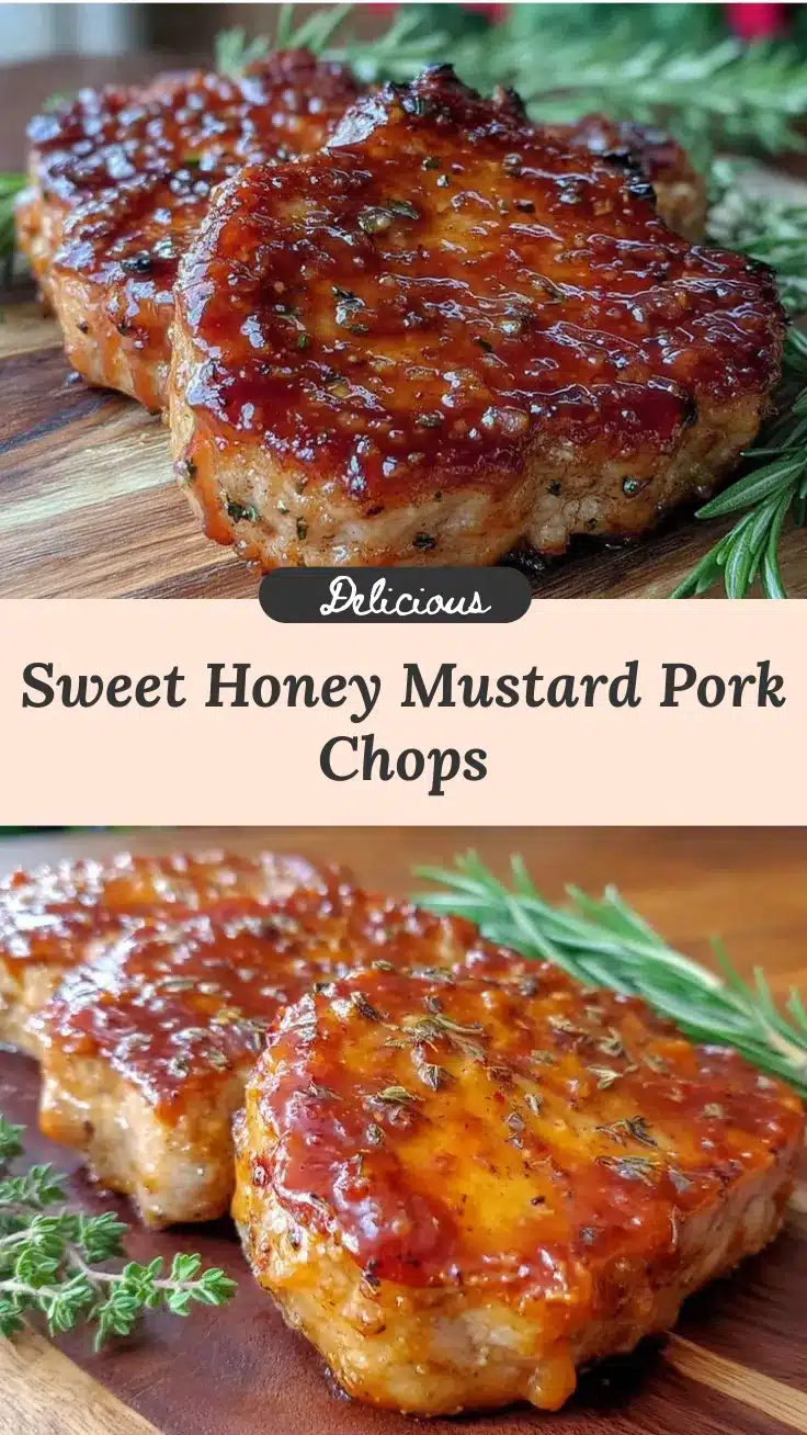 honey mustard glazed pork chops recipe