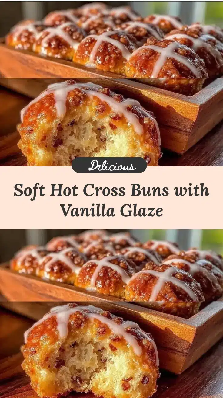 hot cross buns recipe with vanilla glaze recipe