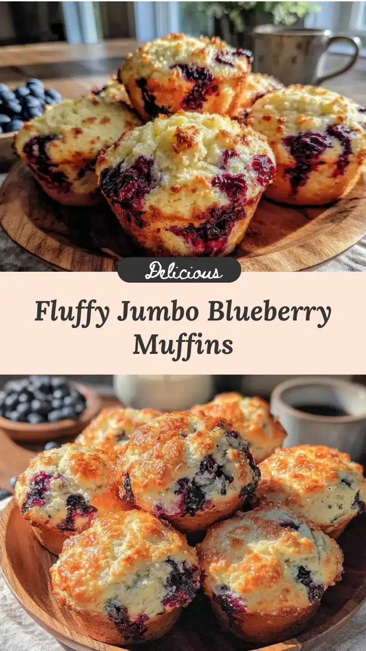jumbo blueberry muffins recipe
