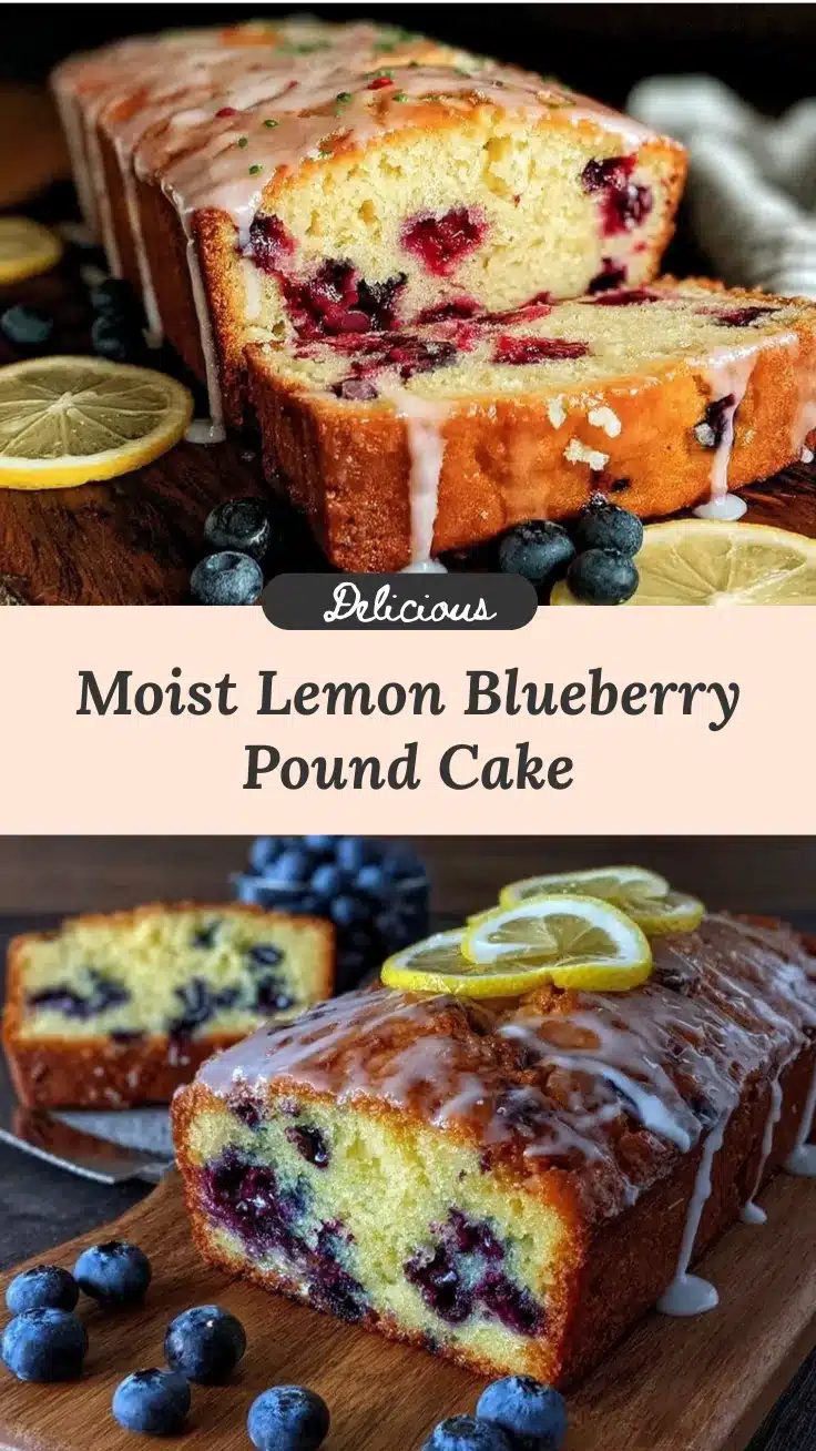 lemon blueberry pound cake recipe
