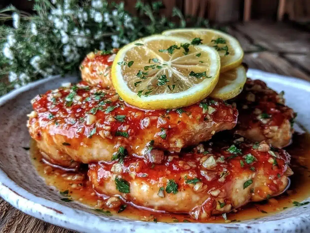 lemon garlic butter chicken breasts preparation steps