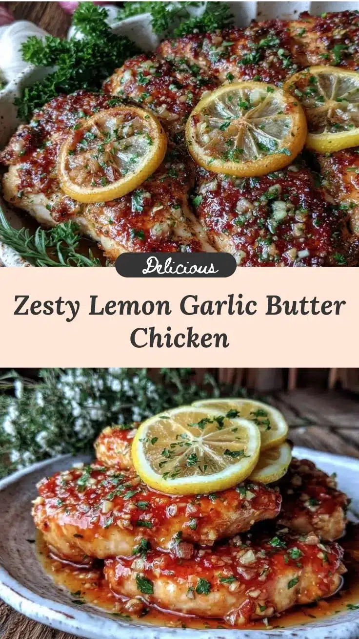 lemon garlic butter chicken breasts recipe