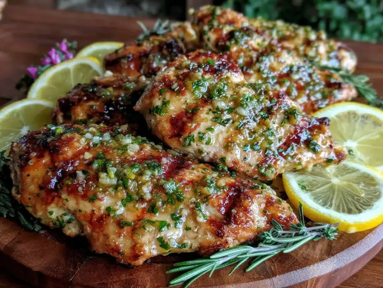lemon herb grilled chicken breasts preparation steps