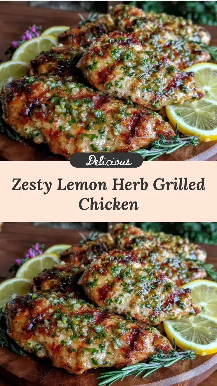 lemon herb grilled chicken breasts recipe