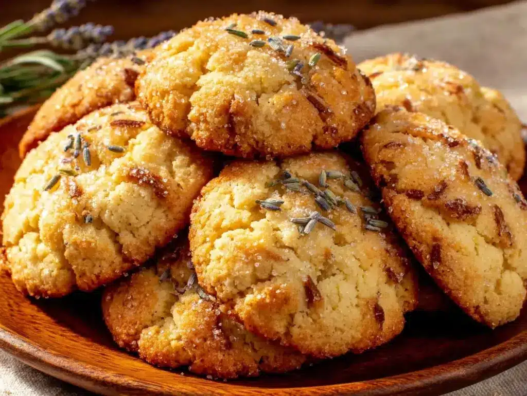 lemon lavender sugar cookies - featured image