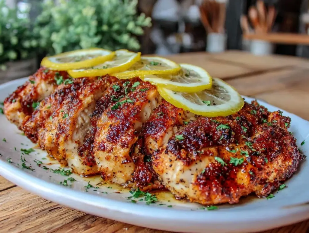 lemon pepper chicken recipe - featured image