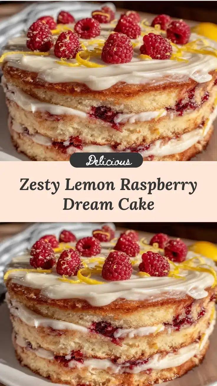 lemon raspberry layer cake recipe