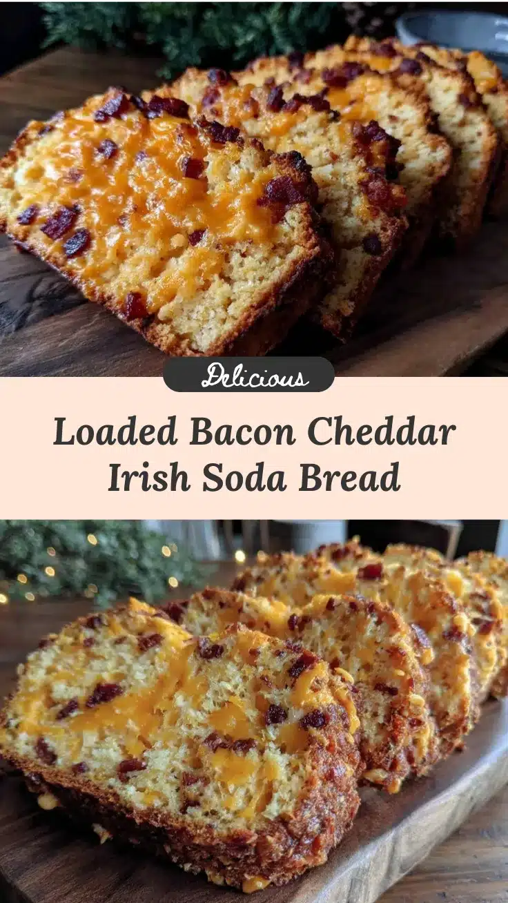 loaded bacon cheddar irish soda bread recipe