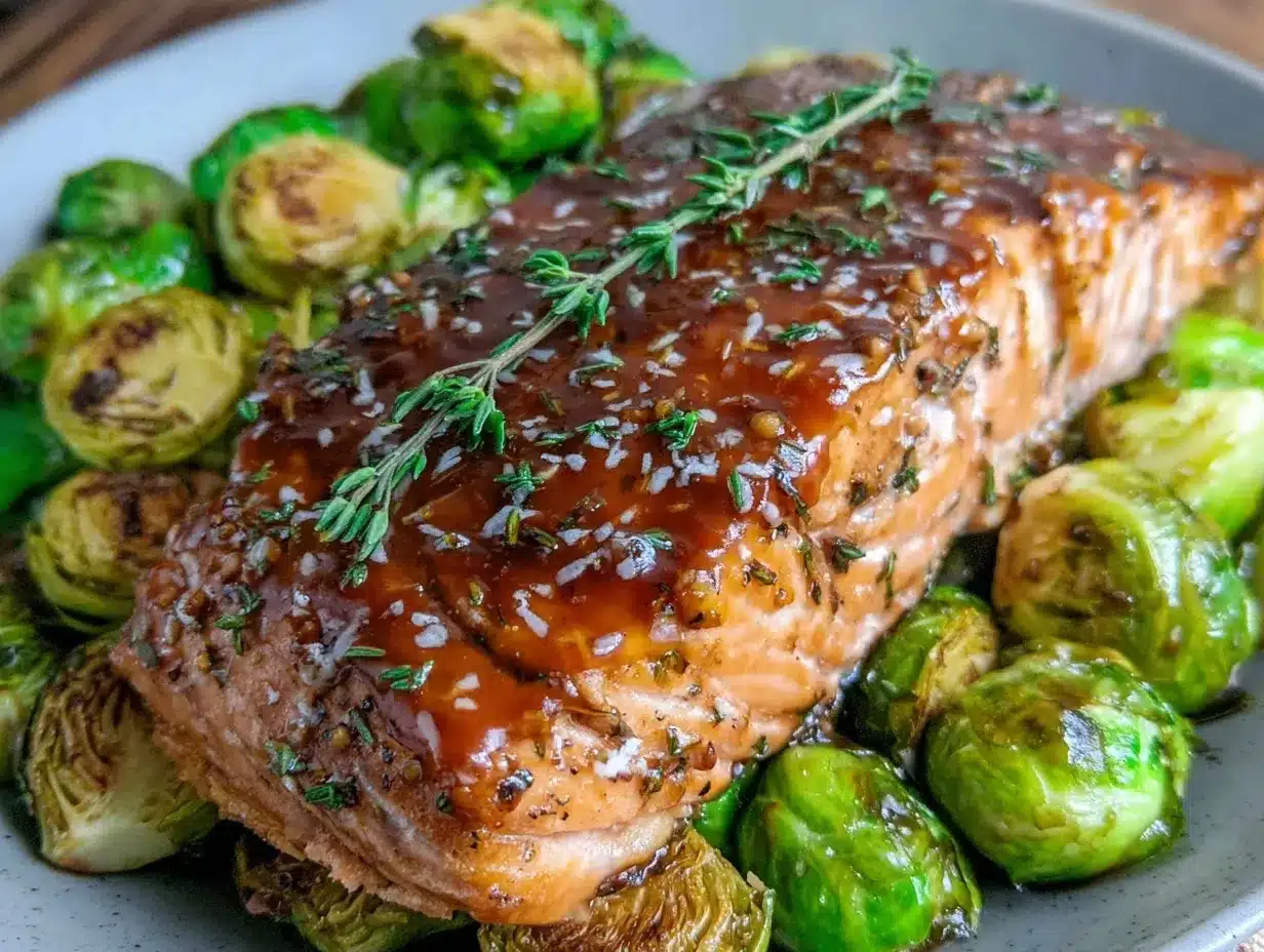 maple glazed salmon preparation steps