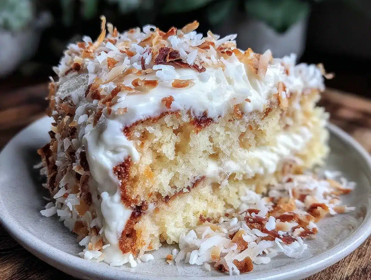 moist coconut cake recipe preparation steps