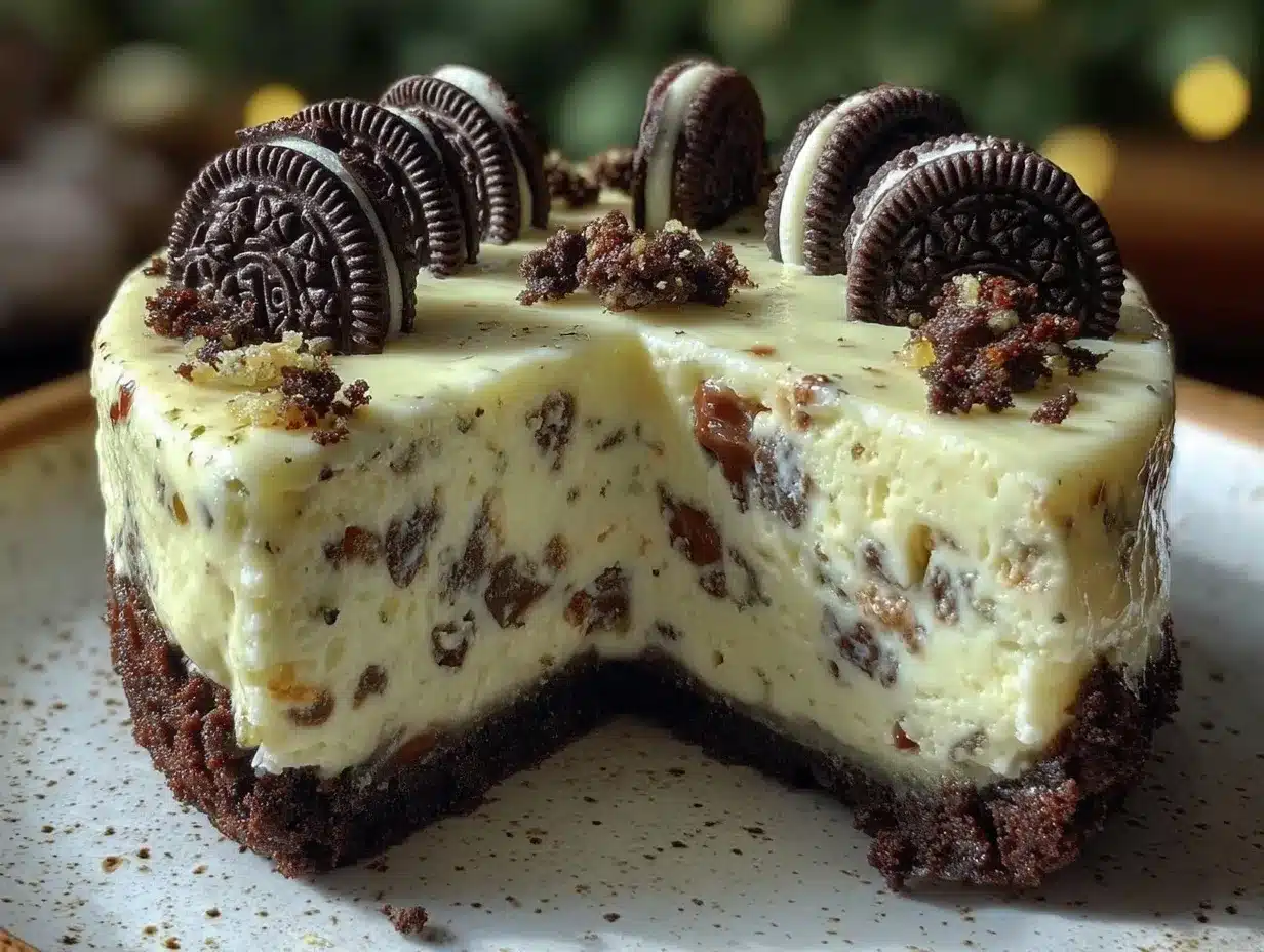 no-bake Oreo cheesecake recipe preparation steps