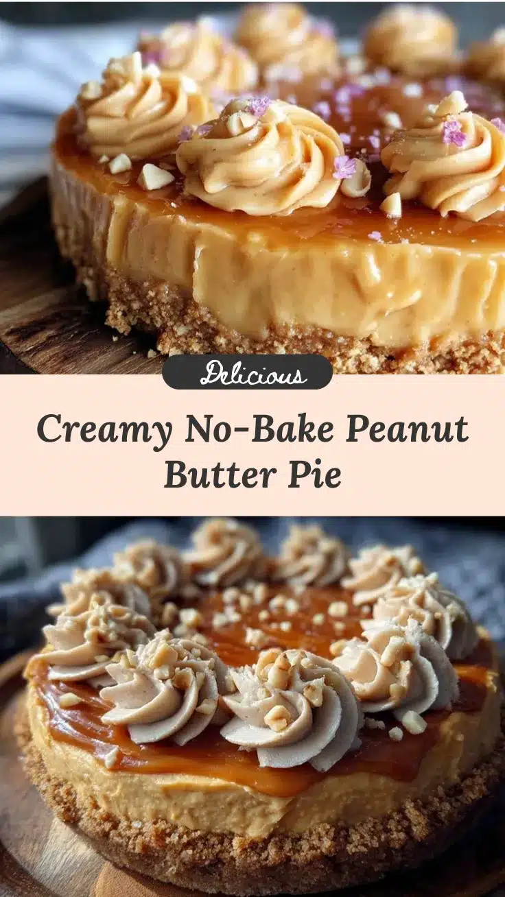 no-bake peanut butter pie recipe