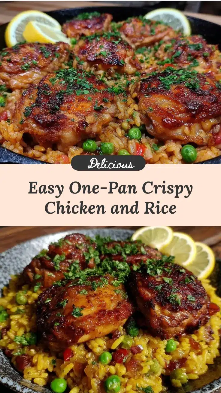 one-pan crispy chicken and rice recipe recipe