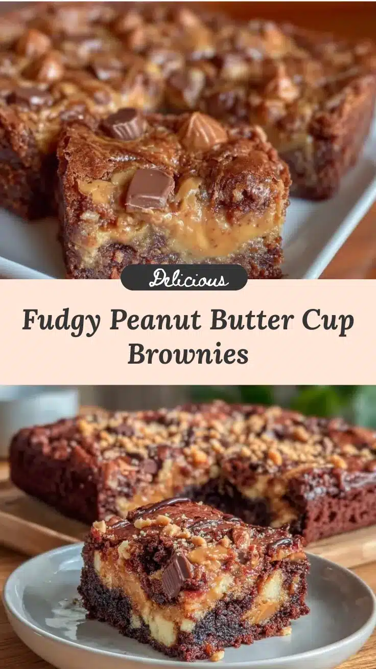 peanut butter cup brownies recipe