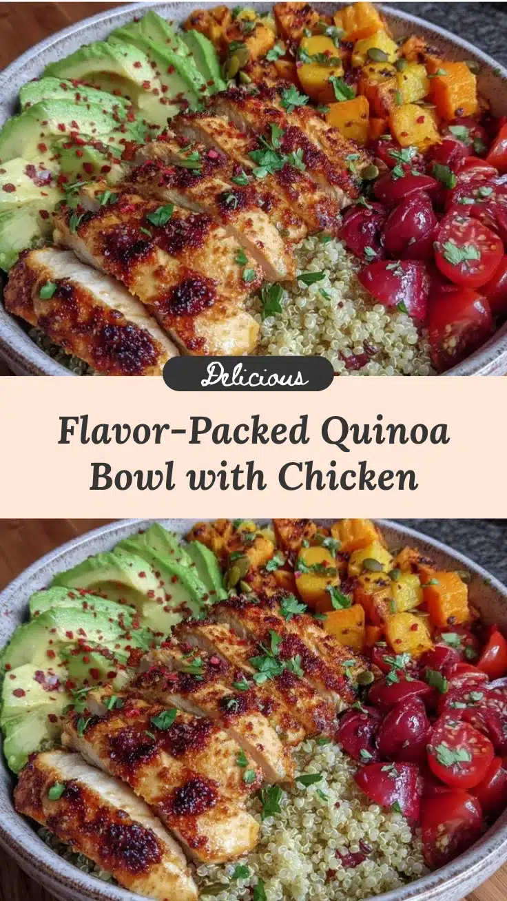 quinoa bowl with grilled chicken recipe