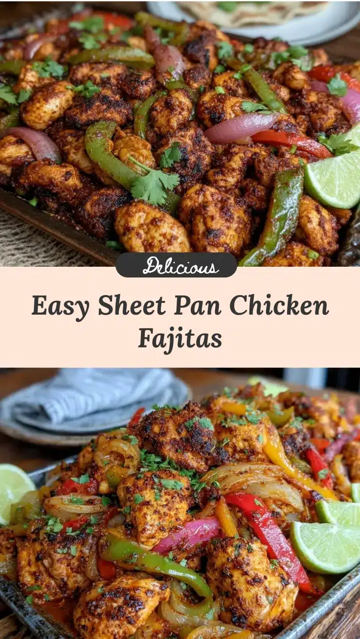 sheet pan chicken fajitas recipe