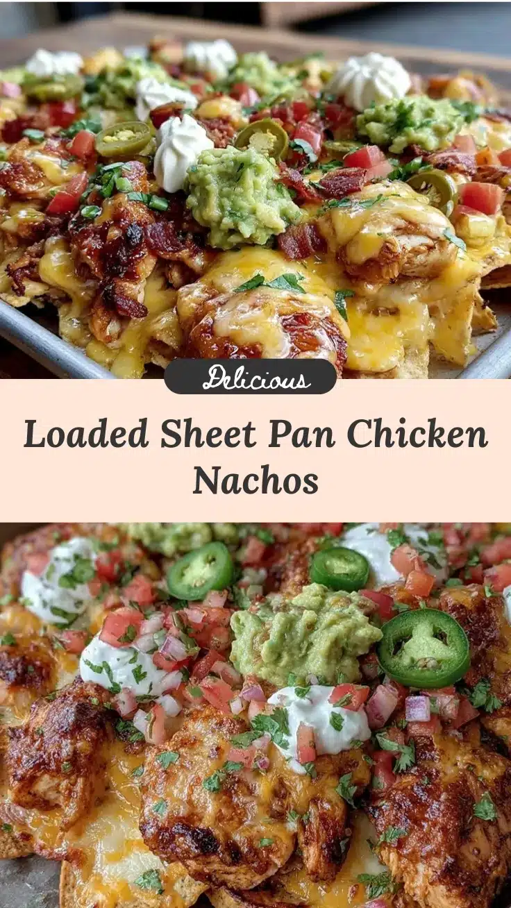 sheet pan chicken nachos recipe