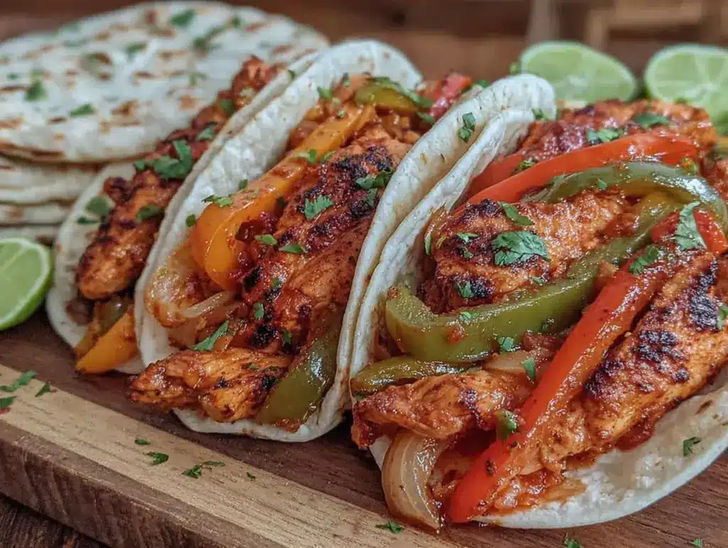 sizzling chicken fajitas recipe - featured image