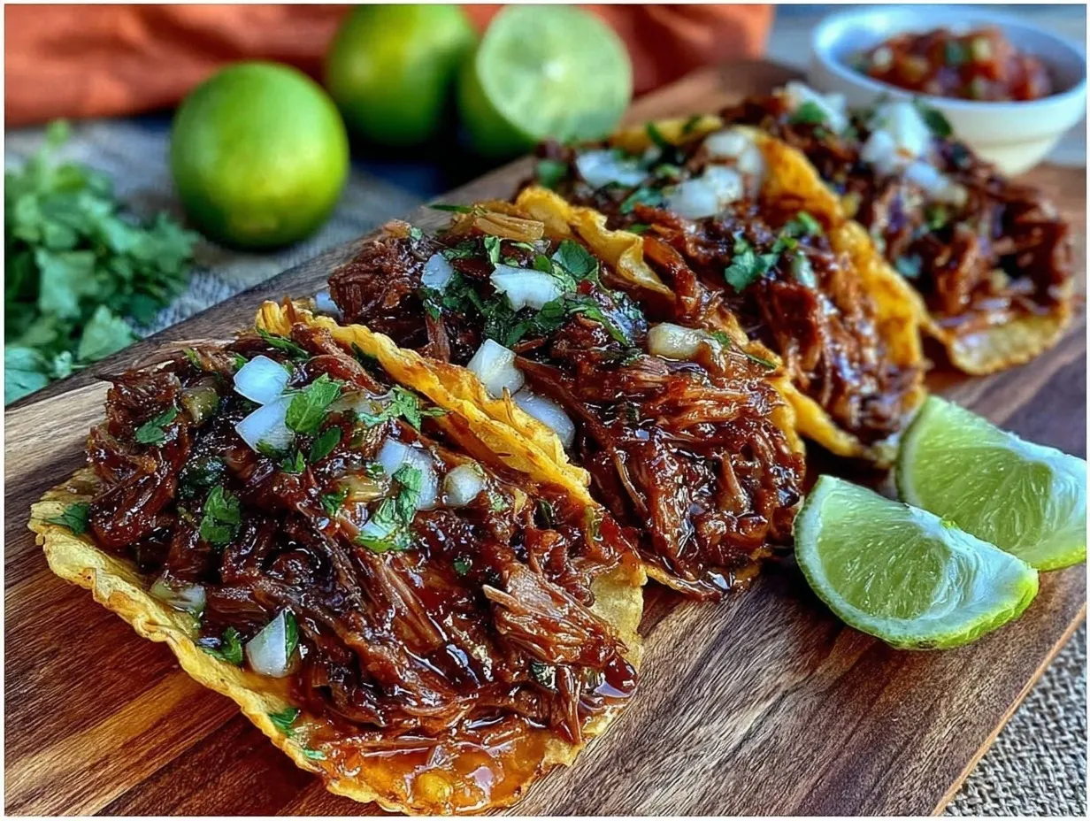 slow cooker beef barbacoa tacos preparation steps