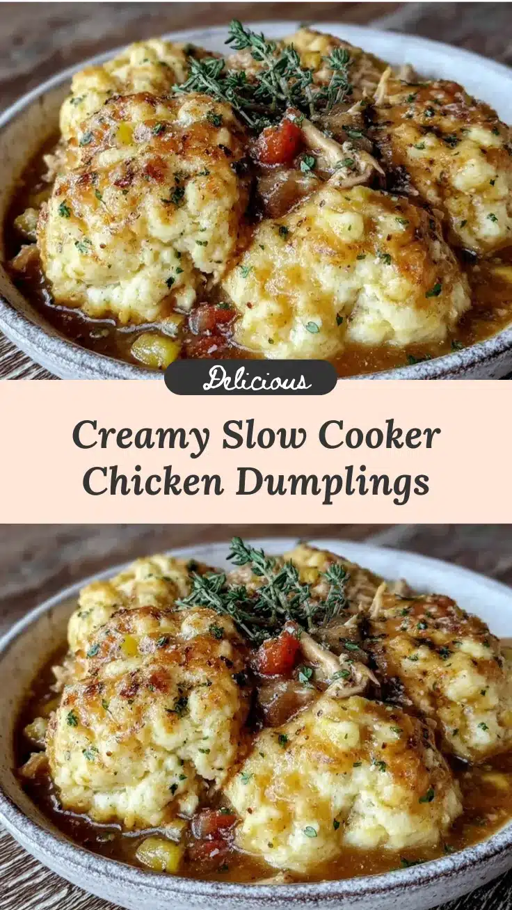 slow cooker chicken and dumplings recipe