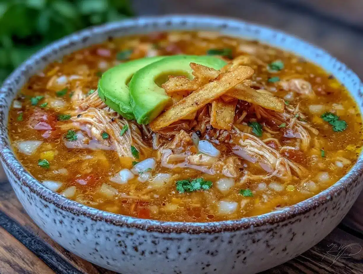 slow cooker chicken tortilla soup preparation steps