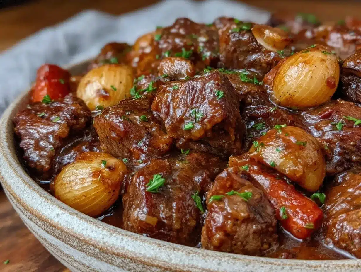 slow cooker guinness beef stew preparation steps