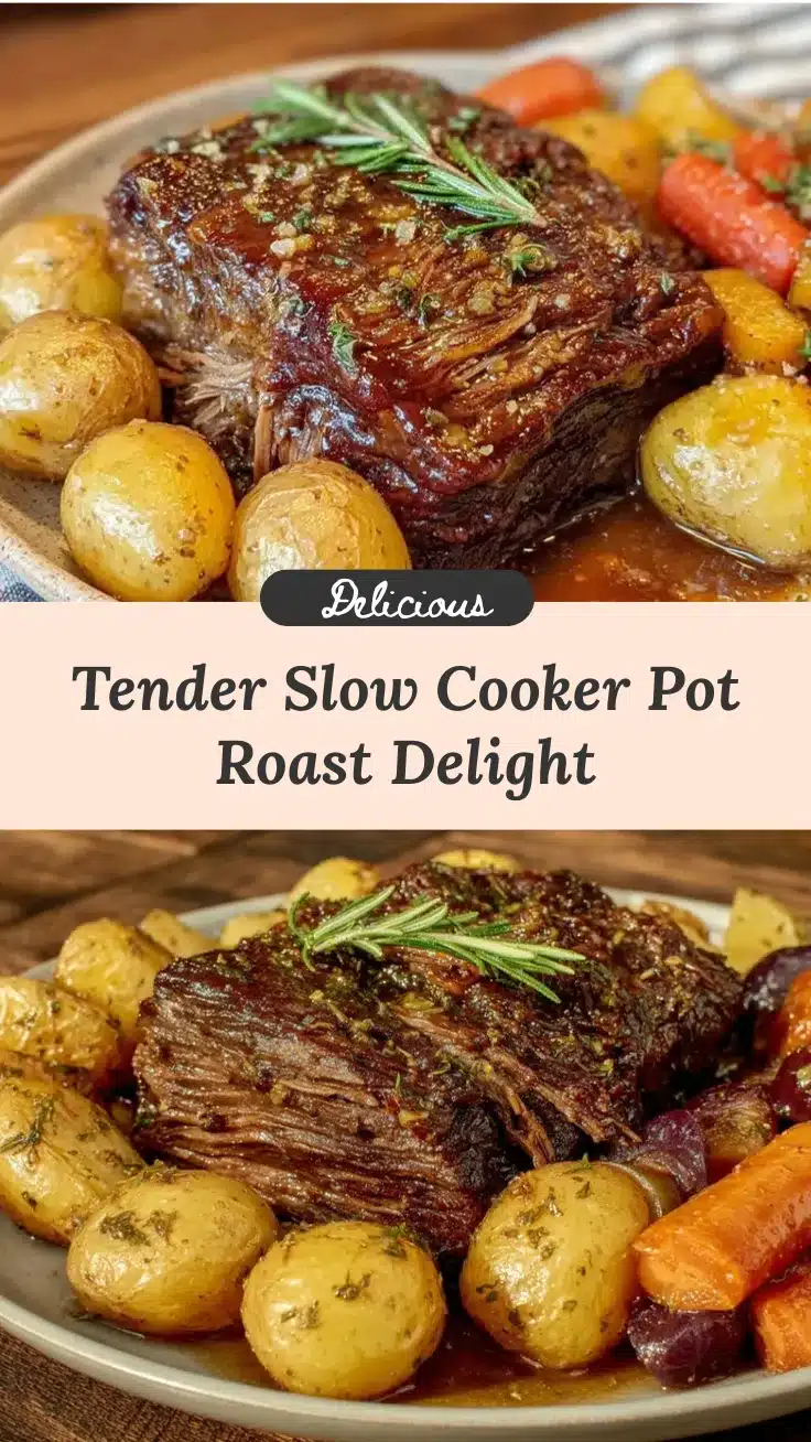 slow cooker pot roast with vegetables recipe