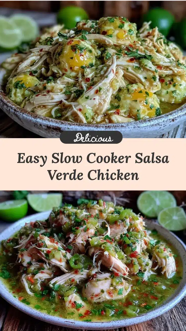 slow cooker salsa verde chicken recipe