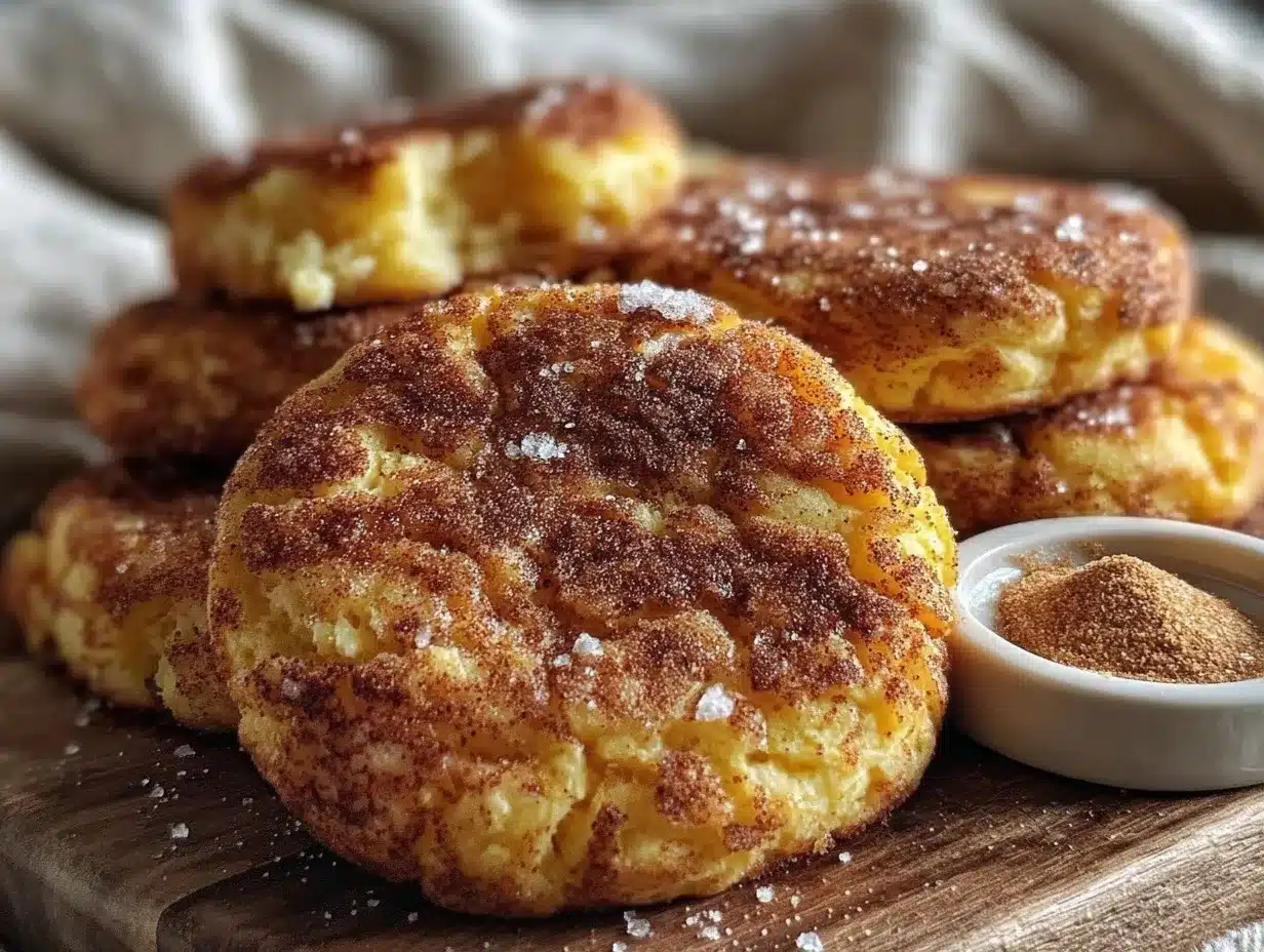 soft chewy snickerdoodle cookies preparation steps