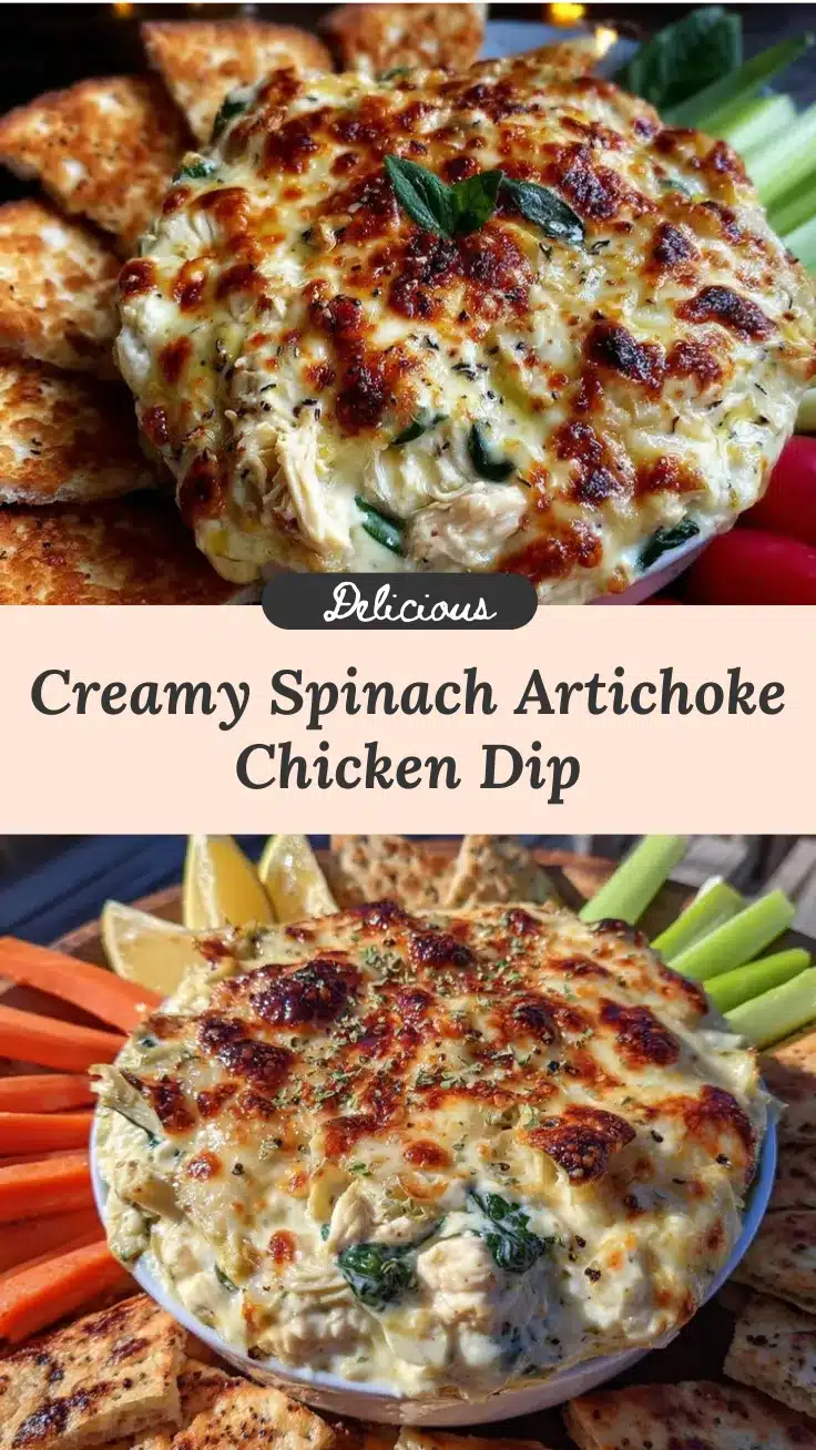 spinach artichoke chicken dip recipe