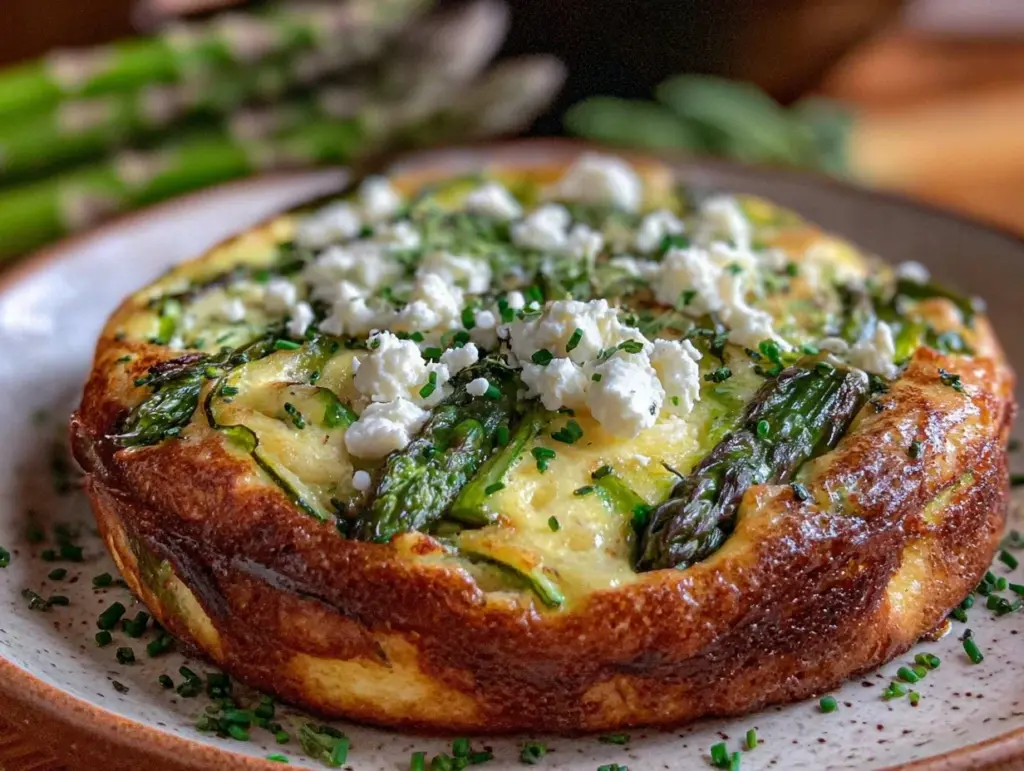spring vegetable frittata - featured image