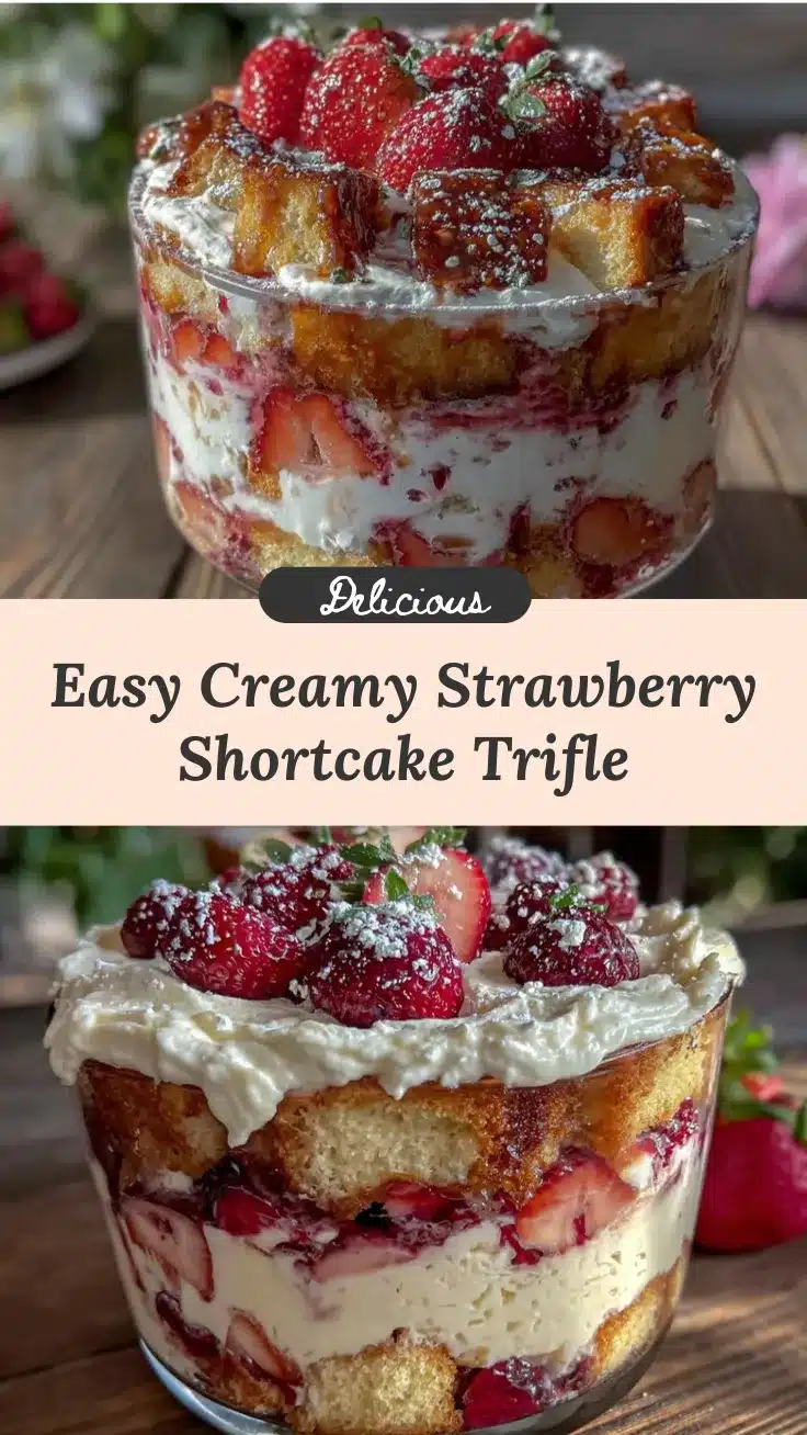 strawberry shortcake trifle recipe recipe