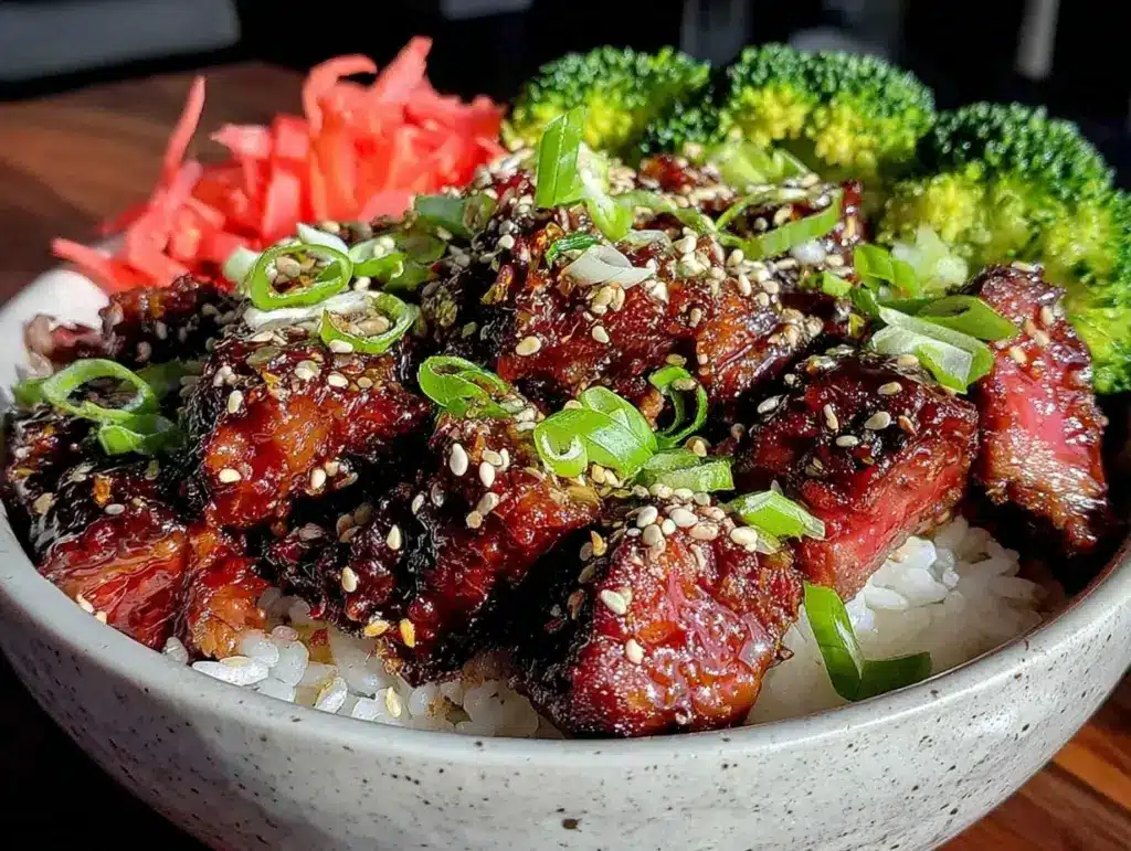 teriyaki chicken bowl - featured image
