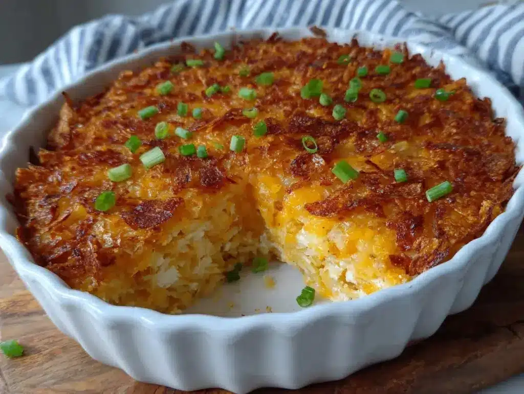 ultimate cheesy hashbrown casserole - featured image