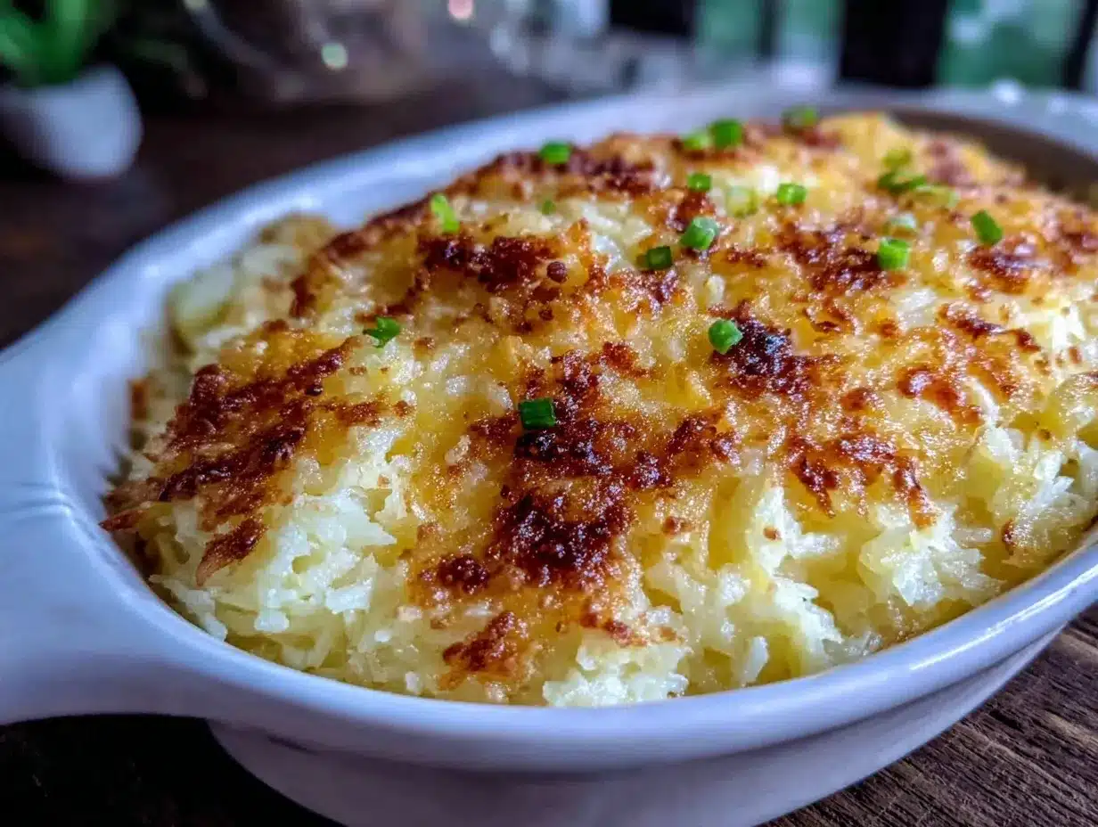 ultimate cheesy hashbrown casserole preparation steps