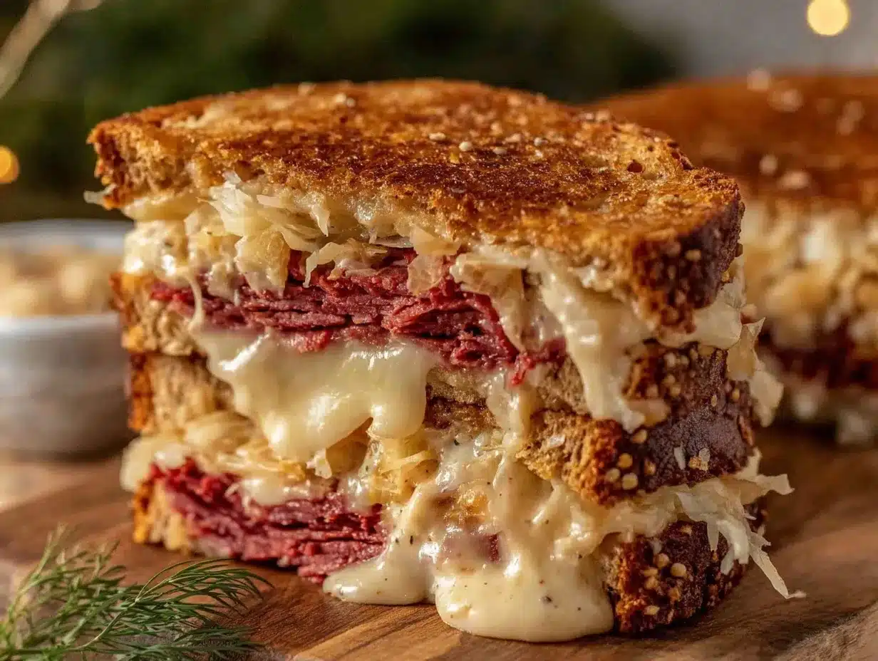 ultimate juicy Reuben sandwich preparation steps